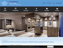 Tablet Screenshot of fairfieldsuiteschicago.com